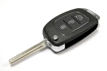 RFC 3-Кнопочный Флип-Кейс Для Ключей Чехол Для Ключей Автомобиля 3-Кнопочный Кейс Для Hyundai I10 I20 I40 IX35 Santa Fe Remote Fob