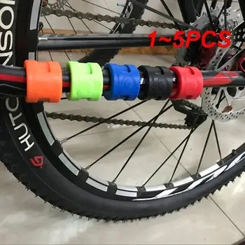 1 ~ 5ШТ Защитное снаряжение для велосипеда рама дорожного горного велосипеда резиновое защитное кольцо для защиты от столкновений защитные наклейки для цепи