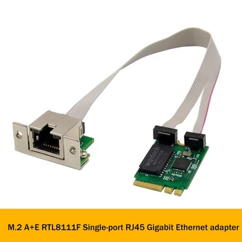 1 комплект M.2A + E RTL8111F Гигабитная Сетевая карта Промышленный компьютер Сетевая карта локальной сети PCB