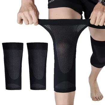 1 пара летних ультратонких бандажей для поддержки колена, спортивных наколенников, протектора для бега в тренажерном зале, мениска, артрита, облегчения боли в колене