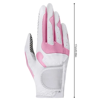 1 Пара перчаток для гольфа, женские противоскользящие рукавицы из микрофибры, Эластичные дышащие перчатки для занятий спортом на открытом воздухе