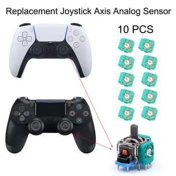 10 шт. для контроллера PS4/PS5, потенциометр джойстика, 3D кнопки джойстика, сторона джойстика PS5 для XBOX ONE, сменный джойстик