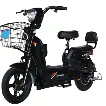 14-дюймовый Электрический велосипед Для взрослых, Электрический Велосипед для ежедневных поездок на работу, Литиевая батарея напряжением 48 В, Водонепроницаемый Четырехкратный Тормоз, безопасность