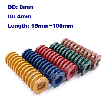 1шт ID 4 мм OD 8 мм Спиральная Штамповка Пресс-форма для штамповки Пружинных деталей 3D-принтера Длина 15 мм ~ 100 мм