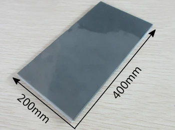 2,0 Вт компьютерный процессор видеокарта термосиликоновая прокладка 200 * 400 мм черный термосиликоновый лист