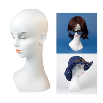 20-дюймовые прочные женские шляпы из стекловолокна, очки, модель головы с волосами