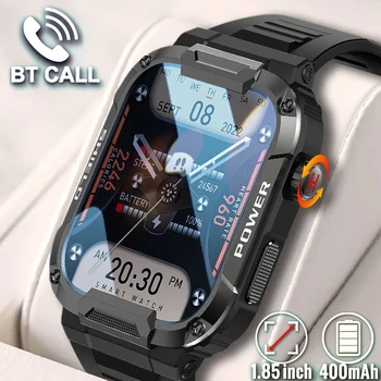 2023 MK66 Смарт-Часы Мужские С Большой Батареей Для Воспроизведения Музыки Фитнес-Трекер IP68 Водонепроницаемый Bluetooth-Вызов Спортивные Смарт-Часы