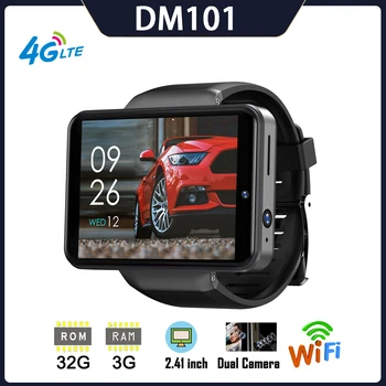 2023 НОВЫЙ DM101 Max S 4G Смарт-часы-Телефон Android 7,1 Четырехъядерный 3 ГБ 32 ГБ Шагомер Сердечного ритма IP67 Водонепроницаемый 2,4 