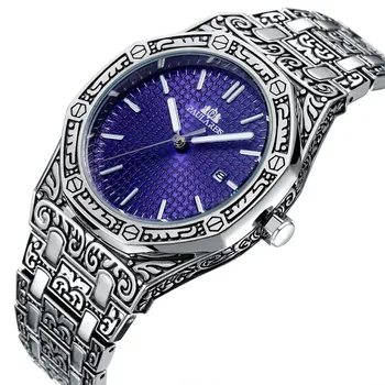2023 Новый модный бренд Кварцевые часы Мужские Винтажные часы Мужские деловые водонепроницаемые часы Relogio Masculino