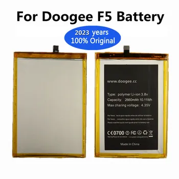 2023 Новый оригинальный аккумулятор емкостью 2660 мАч для мобильного смартфона Doogee F5 Запасные части для резервного копирования Batteria в наличии