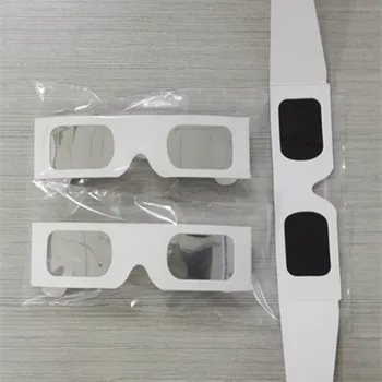20шт бумажных очков для солнечного затмения, сертифицированные CE безопасные очки для наблюдения за прямыми солнечными лучами, безопасный просмотр и фильтр оттенков солнечного затмения