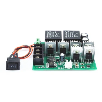 2X ШИМ-регулятор частоты вращения двигателя постоянного тока, цифровой дисплей, 0-100% Регулируемый Входной сигнал модуля привода, МАКС 60A