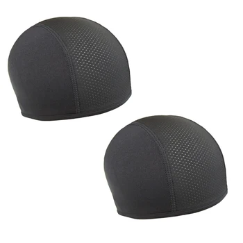 2шт. Подкладка для шлема, Мотоциклетная велосипедная дышащая кепка-купол, спортивная повязка для мужчин и женщин