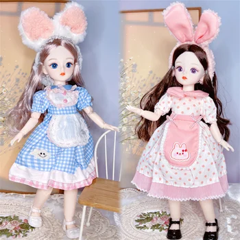 30 см 1/6 кукла BJD и комплект одежды 3D-моделирование глаз с несколькими подвижными шарнирами, шарнирная кукла, игрушка в подарок для девочки