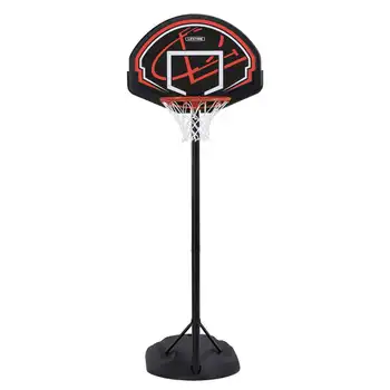 32-дюймовая портативная баскетбольная система для молодежи/помещений с баскетбольным мячом