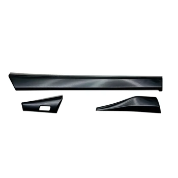 3шт Автомобиль Глянцевый Черный Центральная Консоль Панель приборной панели Декоративная Накладка для Honda HRV HR-V Vezel 2021 2022 RHD