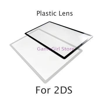 50шт Черно-Белый Пластиковый Объектив Для Nintendo 2DS Top Upper LCD Screen Protector Mirror