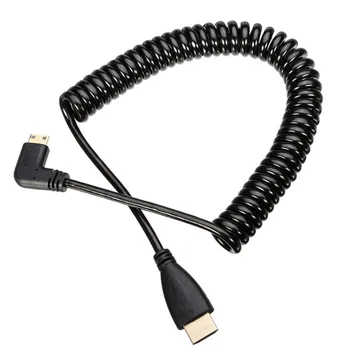 Cablecc CYSM 90-градусный прямоугольный кабель Mini HDMI типа 