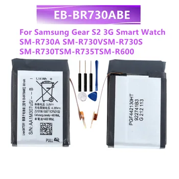 EB-BR730ABE 300 мАч Оригинал для Samsung Gear S2 3G Смарт-часы SM-R730A SM-R730VSM-R730S SM-R730TSM-R735TSM-R600 + бесплатные инструменты