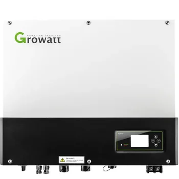 Growatt Заводской 3 фазный гибридный инвертор постоянного тока в переменный с прямым подключением к сети 10 кВт для домашнего использования