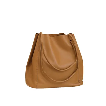 Jonlily Женская сумка через плечо из натуральной кожи, женская сумка-тоут, вместительная сумка для пригородных поездок, сумка-мешок, дневной мешок, кошелек -KG1248