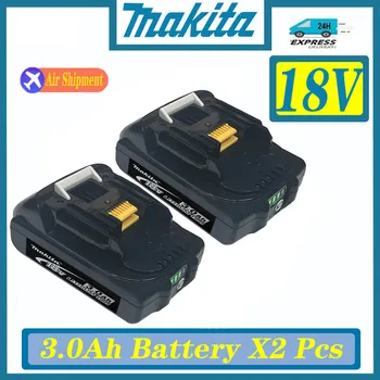 Makita 18V 3.0Ah 100% Оригинальная Аккумуляторная Батарея Для Электроинструмента Со Светодиодной литий-ионной Заменой LXT BL1860B BL1860 BL1850