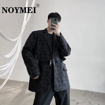 NOYMEI, новый костюм из двух предметов, Специальная жаккардовая ткань, индивидуальное мужское съемное пальто 2023, Осенний модный универсальный блейзер WA750