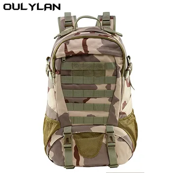 Oulylan Спортивная сумка, рюкзаки, военный тактический рюкзак, Мужские камуфляжные сумки для кемпинга, треккинга, Большой емкости 27 л, Сумки