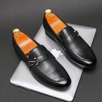 PARZIVAL 2023 Новая Мужская Обувь Оксфорды Кожаные Лоферы Модельные Туфли с Перфорацией Типа 