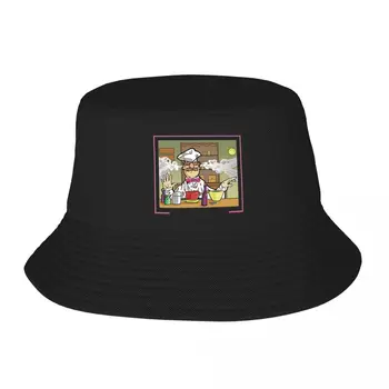 The Muppet Kitchen, панама шведского шеф-повара, детские шляпы-бобы, реверсивные рыбацкие шляпы, Летние пляжные кепки Унисекс