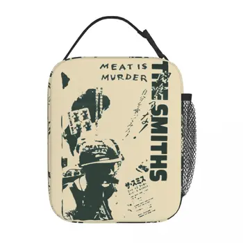 The Smiths Meat Is Murder Изолированная сумка для ланча Коробка для хранения продуктов Многоразовый кулер Термальная коробка для бенто для пикника