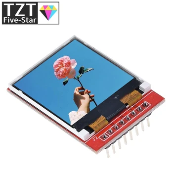 TZT 5V 3.3V 1.44 дюймовый TFT ЖК-Дисплей Модуль Дисплея 128*128 Цветной Экран SPI Совместим С Arduino mega2560 STM32 SCM 51