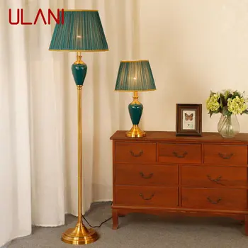 ULANI Современный керамический торшер со светодиодной подсветкой, креативные настольные светильники в скандинавском стиле для дома, гостиной, спальни, кабинета