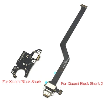 USB-порт, зарядное устройство, док-станция, разъем для зарядки, гибкий кабель, микрофон, плата микрофона для Xiaomi Black Shark 2 3L Замена