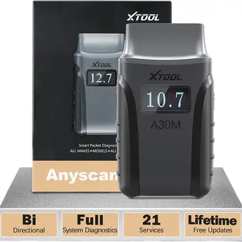 XTOOL Anyscan A30M Диагностические Инструменты OBD2 Andriod/IOS Bluetooth Полная Система 21 + Специальных функций Срок службы бесплатного обновления программного обеспечения