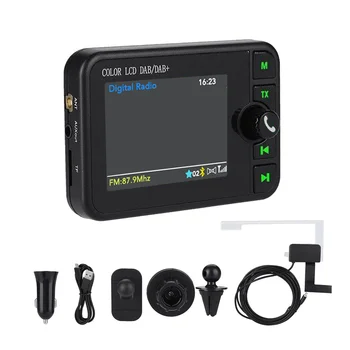 Автомобильный DAB Автомобильный Bluetooth MP3 Цифровое радио Графический дисплей Цветной экран Автомобильные принадлежности