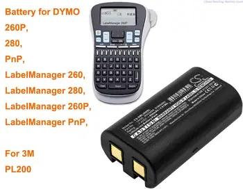 Аккумулятор OrangeYu 650 мАч для DYMO 260P, 280, PnP, LabelManager 260, LabelManager 280, LabelManager 260P, для 3M PL200