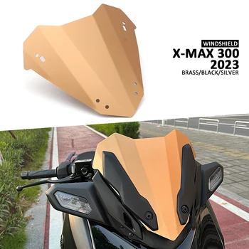 Аксессуары для мотоциклов Лобовое стекло Алюминиевый комплект ветрового стекла Дефлектор Подходит для YAMAHA X-MAX 300 X-MAX300 XMAX 300 XMAX300 2023