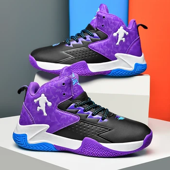 Баскетбольная обувь для мальчиков, брендовая спортивная обувь для девочек, Осенняя детская баскетбольная обувь для девочек, баскетбольная тренировочная обувь EVA