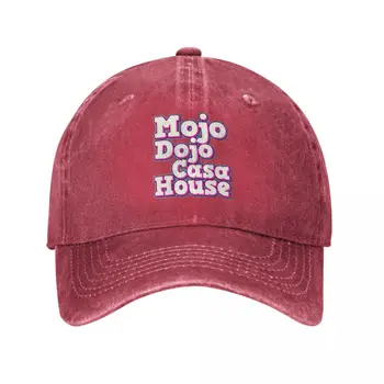 Бейсболки Mojo Dojo Casa House Модная потертая джинсовая бейсболка Snapback в стиле унисекс для бега на открытом воздухе, шапки для гольфа, кепка