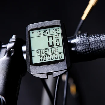 Велосипедный компьютер MTB, велосипедные часы с GPS, светодиодный экран с подсветкой, Измеряемый Секундомер, Велосипедный Спидометр, Беспроводной Одометр