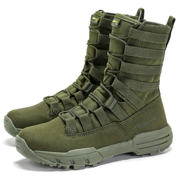 Высококачественные мужские военные ботинки, Тактические ботинки для пустыни, Походные ботинки, армейская обувь, Армейские ботинки, Сверхлегкая мужская обувь 2022