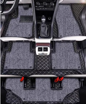Высочайшее качество! Изготовленные на заказ специальные автомобильные коврики для Lexus RX 350hL 2022-2018 на 6 и 7 мест прочные двухслойные ковры для RX350hL 2020