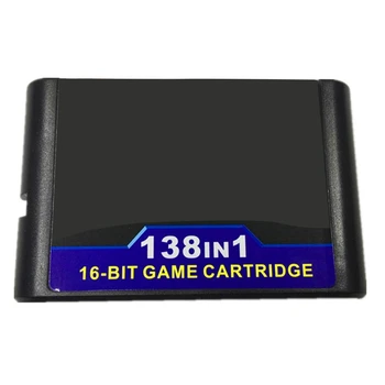 Горячая коллекция игр 138 В 1 для SEGA GENESIS Megadrive, 16-разрядный игровой картридж для игровых консолей PAL и NTSC Версии
