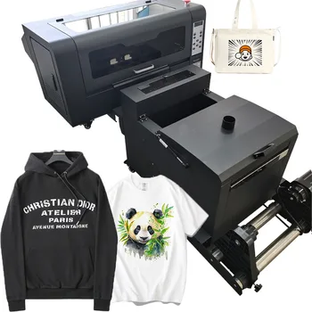 Двойная Печатающая Головка Xp600 с Шейкерной Печью Dtf Принтер Ткань для футболки Текстиль 30 см DTF Пэт-Пленка Печатная Машина