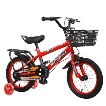 Детский велосипед 12 дюймов, велосипед из высокоуглеродистой стали, Треугольная устойчивая конструкция, защита от опрокидывания, езда на велосипеде на открытом воздухе