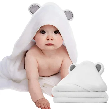 Детское полотенце с капюшоном из ультрамягкого бамбука премиум-класса с уникальным дизайном, гипоаллергенные детские полотенца для младенцев и малышей, детское банное полотенце