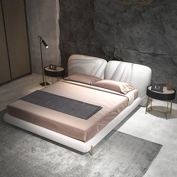 Дизайнерская мебель для спальни, постельный гарнитур, современная Японская девушка-подросток, Европейская Итальянская кровать, бытовая дизайнерская мебель для интерьера Cama