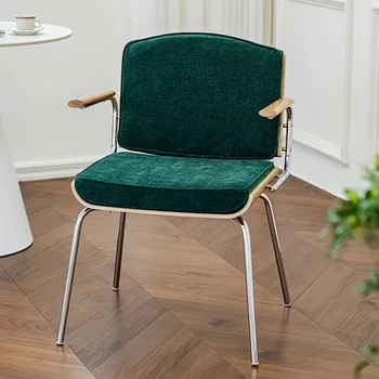 Дизайнерские Салонные обеденные стулья Nordic Modern Банкетные Офисные стулья Уличный туалетный столик Патио Cadeira Мебель для дома SC50DC