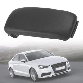Для Audi A3 8p крышка автомобильного подлокотника из искусственной кожи Защелка крышки Центральной консоли Замена подлокотника Автоаксессуары 2003- 2010 2011 2012